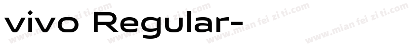 vivo Regular字体转换